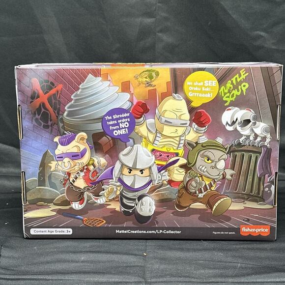 Teenage Mutant Ninja Turtles Villains Little People Collector Set Fisher Price - Picture 5 of 9